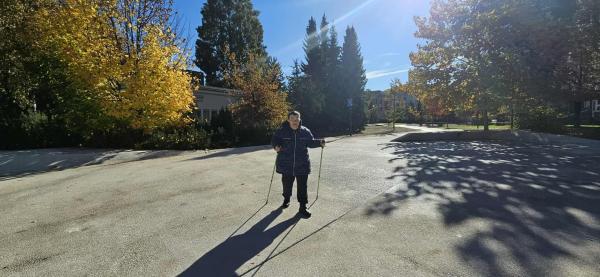 Sončno jutro in vzpon na Velenjski grad