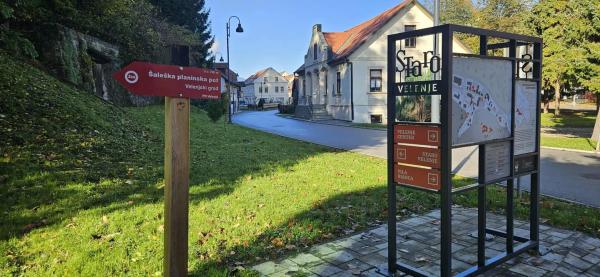 Sončno jutro in vzpon na Velenjski grad