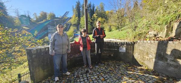 Sončno jutro in vzpon na Velenjski grad