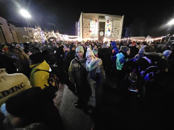 Skupaj odštevali zadnje trenutke starega leta