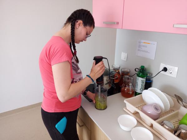 Domači sladoled, kitke in medalja