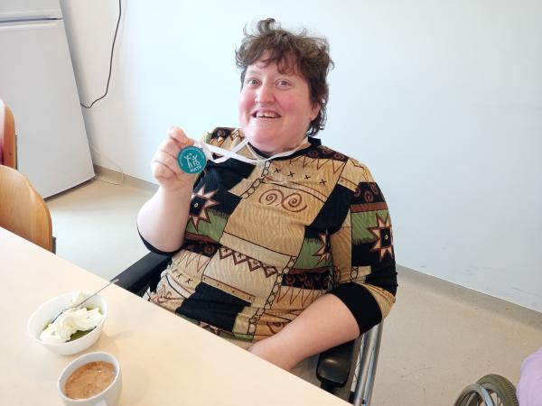 Domači sladoled, kitke in medalja