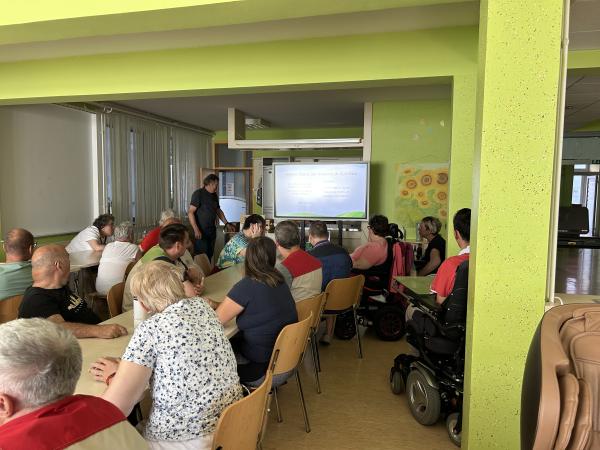 Na obisku predstavnik ČD Mlinšek Velenje, g. Marjan Moravec