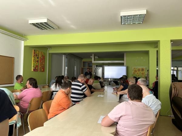 Na obisku predstavnik ČD Mlinšek Velenje, g. Marjan Moravec