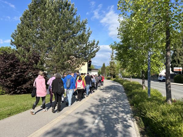 Obisk Viste in navijanje za Roberta Goterja 