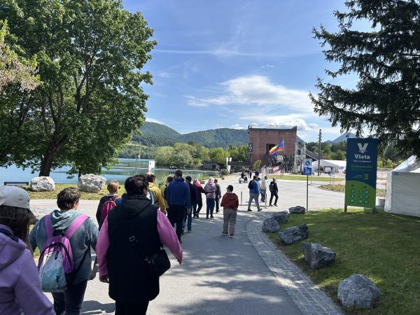 Obisk Viste in navijanje za Roberta Goterja
