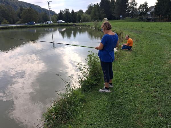 Ob ribniku Preserje – učimo se loviti in uživati