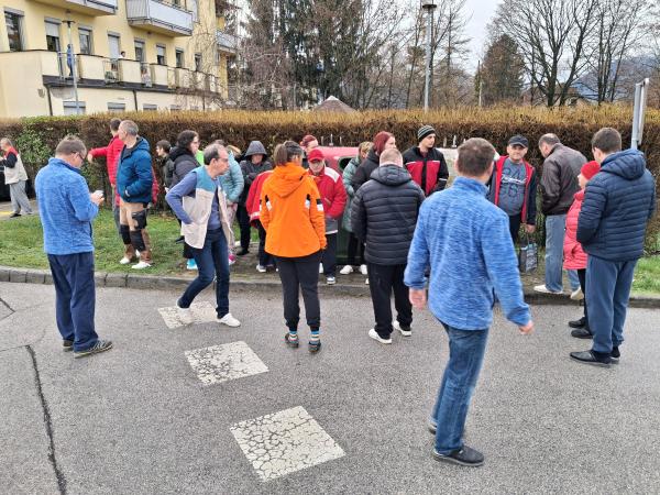 Evakuacijska vaja v naši enoti