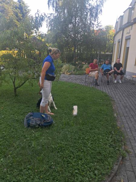 Obisk štirinožne prijateljice Lacy