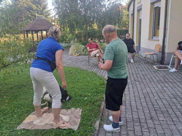 Obisk štirinožne prijateljice Lacy